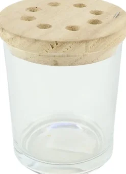 Hot HBX Vase transparent D 9,2 H 7 cm Vasen & Krüge|Blumentöpfe & Pflanzgefäße