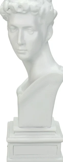 Sale HD Collection Kerzenständer Roman weiß 8,8 x 8,5 x 21,5 cm Kerzenständer