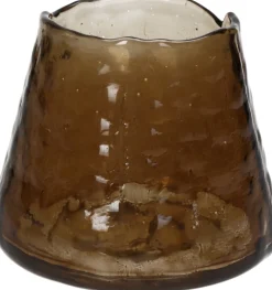 Discount HD Collection Teelichthalter braun D 11 H 9,5 cm Teelichthalter