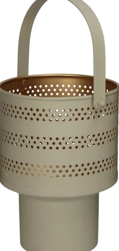 Hot HD Collection Teelichthalter Sunset beige 17 x 15 x 19 cm Teelichthalter