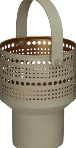 Best HD Collection Teelichthalter Sunset beige 14 x 12 x 15 cm Teelichthalter