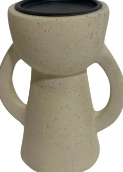 Best House of Nature Kerzenständer Sarnia beige 15 x 11 x 18 cm Kerzenständer