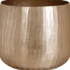 Sale House of Seasons Blumentopf Rista goud D 14,5 H 12 cm Blumentöpfe|Blumentöpfe & Pflanzgefäße