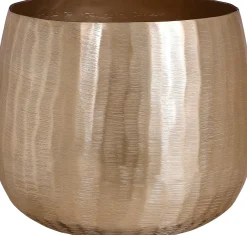 Sale House of Seasons Blumentopf Rista goud D 14,5 H 12 cm Blumentöpfe|Blumentöpfe & Pflanzgefäße