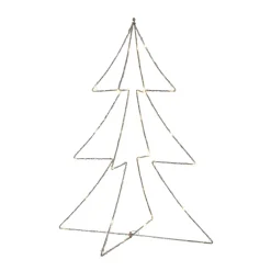Online House of Seasons 3D Baum D 42,5 H 60 cm beleuchtet warmweiß Weihnachtsleuchten