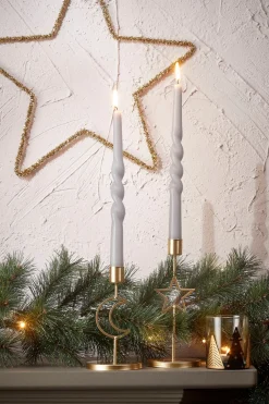 House of Seasons kerstfiguur Stern gold D 40 H 0,50 cm Weihnachtsdeko Zum Aufhängen|Weihnachtssterne