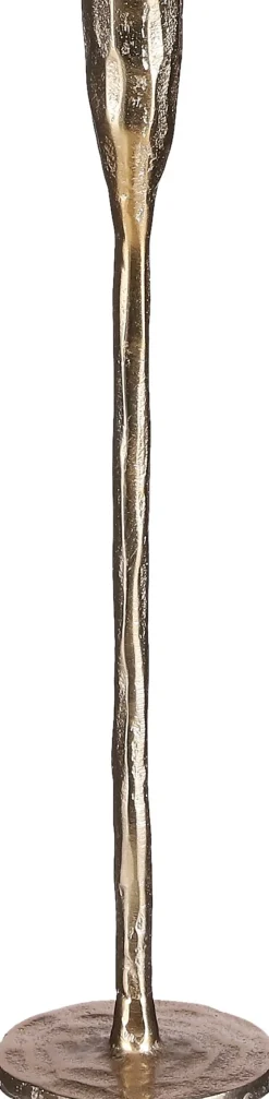 Outlet House of Seasons Kerzenständer Stretto gold D 8 H 32 cm Kerzenständer