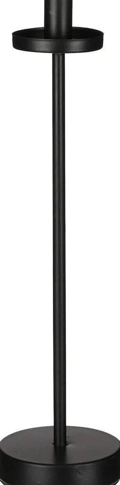 Outlet House of Seasons Kerzenständer Coline schwarz 10 x 10 x 39 cm Kerzenständer