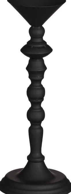 Hot House of Seasons Kerzenständer schwarz D 13,5 H 37,5 cm Kerzenständer