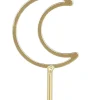 Best House of Seasons Kerzenständer Halbmond gold 21 x 9 x 9 cm Kerzenständer