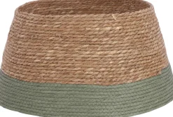 Best House of Seasons Korb für Weihnachtsbaum grün / braun D 50 H 26 cm Weihnachtsbaumdecken & -Körbe