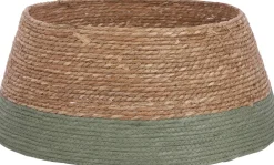 Sale House of Seasons Korb für Weihnachtsbaum grün / braun D 58 H 26 cm Weihnachtsbaumdecken & -Körbe