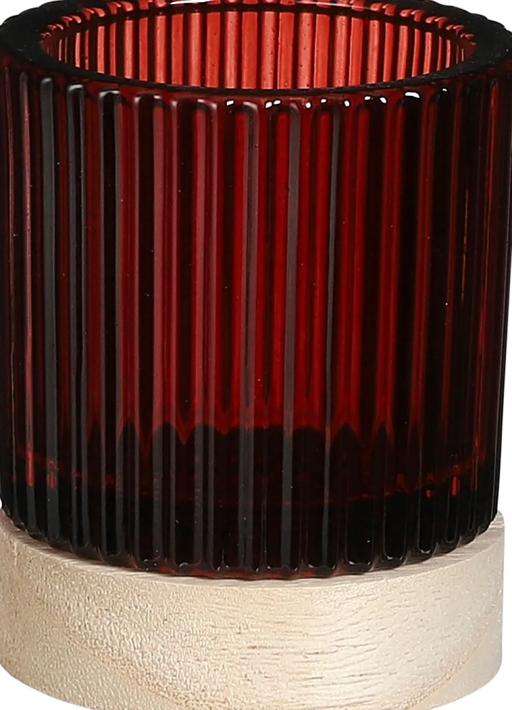 Online House of Seasons Teelichthalter Cala rot D 7,5 H 9 cm Teelichthalter