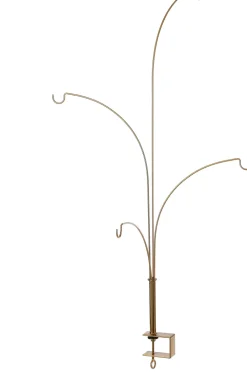 Hot House of Seasons Weihnachtsdeko Tischklemme gold 4 Haken 46 x 5 x 84 cm Weihnachtskugelständer