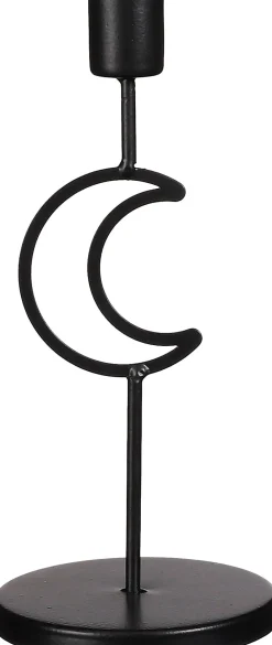 Online House of Seasons Kerzenständer schwarz D 9 H 21 cm Kerzenständer