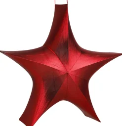 Sale House of Seasons Weihnachtsdeko Stern rot 110 x 35,5 x 95 cm Weihnachtsdeko Zum Aufhängen