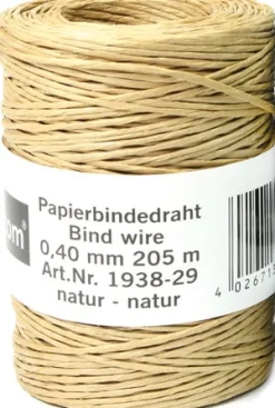 Online H&R the-wire-man Papierbindedraht Kristina beige 205 m Rankhilfen|Bindematerial