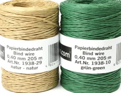 Online H&R the-wire-man Papierbindedraht Kristina beige 205 m Rankhilfen|Bindematerial