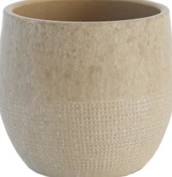 Best HS Blumentopf Lugo beige D 29 H 26 cm Blumentöpfe & Pflanzgefäße|Blumentöpfe