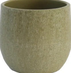 Hot HS Blumentopf Lugo grün D 14 H 13 cm Blumentöpfe|Blumentöpfe & Pflanzgefäße