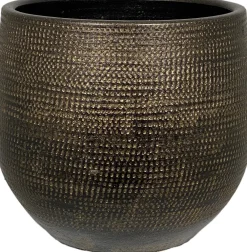 Best HS Blumentopf Tokio D 16 H 14 cm gold Blumentöpfe & Pflanzgefäße|Blumentöpfe