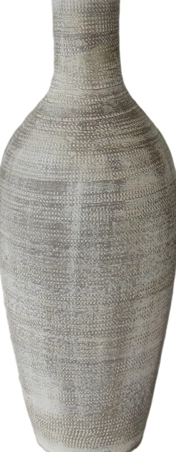 Discount HS Vase Tokio taupe D 16 H 40 cm Vasen & Krüge|Blumentöpfe & Pflanzgefäße