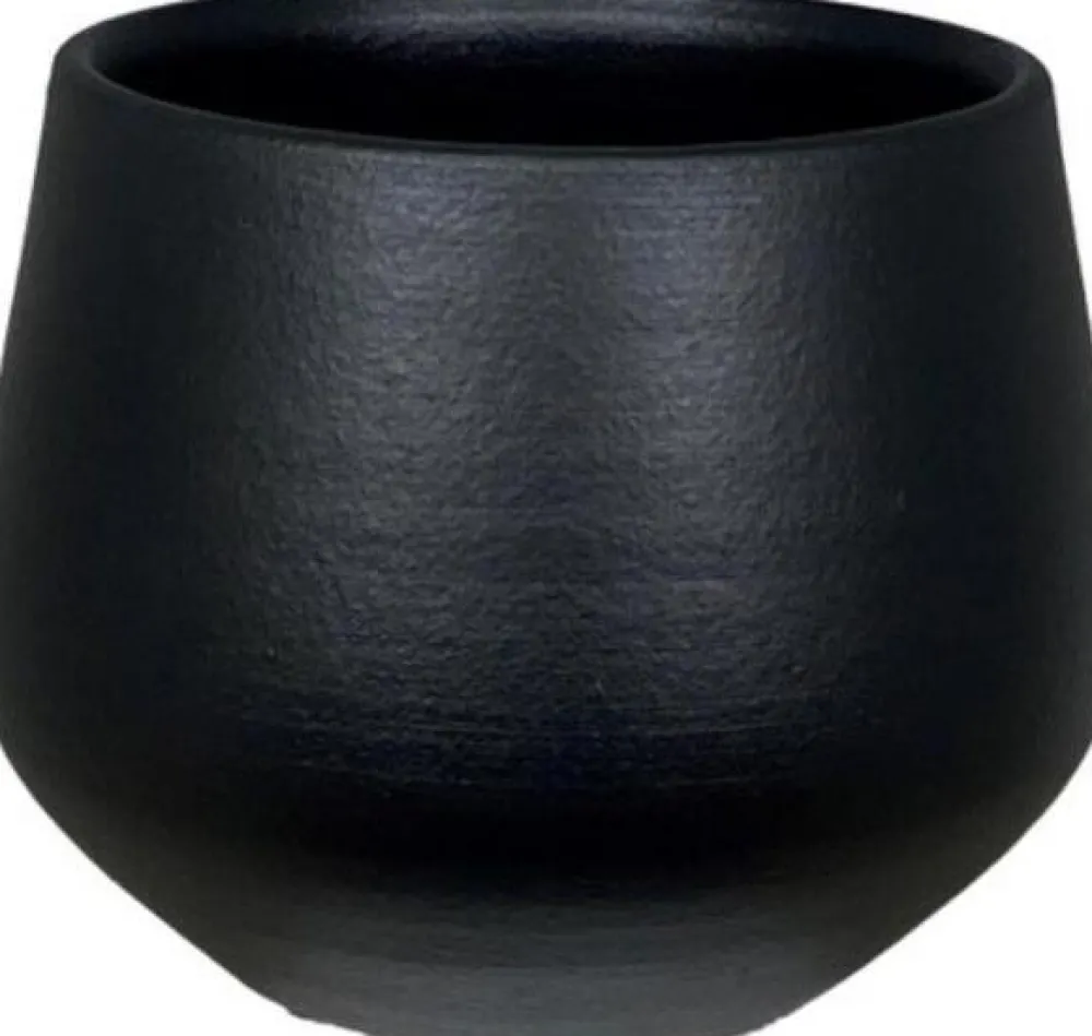 HS Blumentopf Petra schwarz D 33 H 31 cm Blumentöpfe & Pflanzgefäße|Blumentöpfe