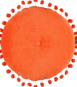 Hot In the Mood Collection Dekokissen PomPom rot D 40 H 12 cm Kissen|Dekokissen