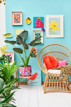 Hot In the Mood Collection Dekokissen PomPom rot D 40 H 12 cm Kissen|Dekokissen