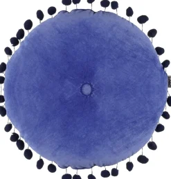 In the Mood Collection Dekokissen PomPom blau D 40 H 12 cm Kissen|Dekokissen