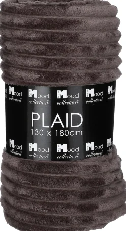 In the Mood Collection Decke Lorens anthrazit 180 x 130 cm Decken & Plaids