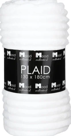 In the Mood Collection Decke Lorens weiß 180 x 130 cm Decken & Plaids