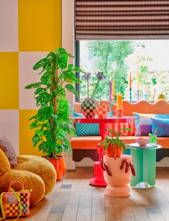 Online In the Mood Dekokissen Clair rosa / orange 55 x 35 cm Kissen|Dekokissen