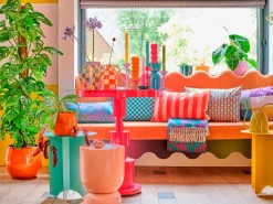 Online In the Mood Dekokissen Clair rosa / orange 55 x 35 cm Kissen|Dekokissen