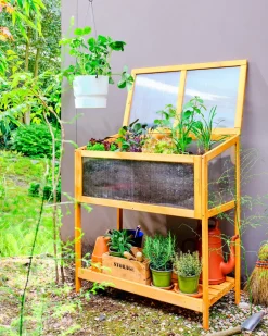 Discount Anzuchtkasten Susz hoch natur 89 x 49 x 101 cm Anzuchtkästen & Mini-Gewächshäuser