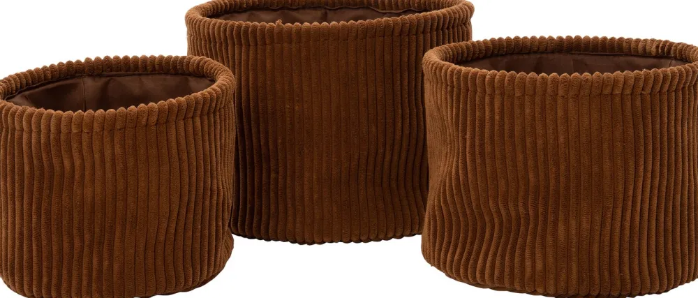 Online Aufbewahrungskorb Bao braun D 16 H 12 cm Aufbewahrung