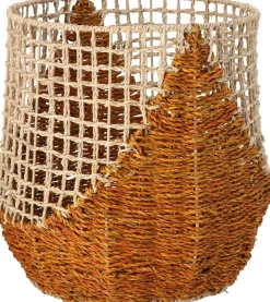 Hot Aufbewahrungskorb Mel natur / braun D 35 H 35 cm Aufbewahrung