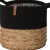 New Aufbewahrungskorb Floro natur / schwarz D 22 H 22 cm Aufbewahrung
