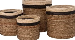 Online Aufbewahrungskorb Didi naturell / schwarz / weiß D 35 H 40 cm Aufbewahrung