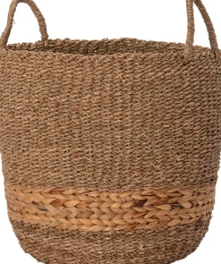 Clearance Aufbewahrungskorb Horten natur D 40 H 40 cm Aufbewahrung