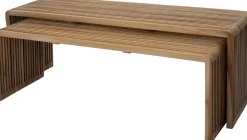 Discount Bank Whit naturell 114 x 35 x 41 cm Sitzbänke