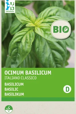 Best Basilikum (Ocimum basilicum 'Italiano Classico') (BIO) Samen Kräutersamen|Saatgut