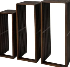 Clearance Beistelltisch Eza braun 30 x 30 x 85 cm Beistelltische|Beistelltische