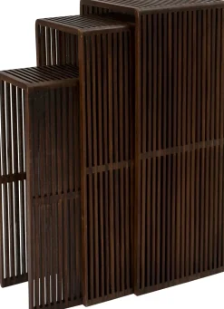 Clearance Beistelltisch Eza braun 30 x 30 x 85 cm Beistelltische|Beistelltische