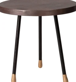 Best Beistelltisch Kaite kupfer / schwarz D 40 H 40 cm Beistelltische|Beistelltische