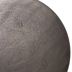 Outlet Beistelltisch Kinzo grau / schwarz D 40 H 40 cm Beistelltische|Beistelltische