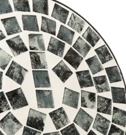 Outlet Beistelltisch Mosaik schwarz D 30 cm H 66 cm Beistelltische|Beistelltische