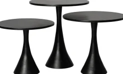 Outlet Beistelltisch Toye schwarz D 45 H 40 cm Beistelltische|Beistelltische