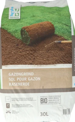 New Bio Rasenerde 30 l Pflanzerde & Substrat|Gartenerde