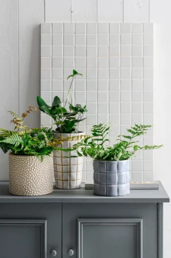 Discount bloempot Maren creme D 11 H 10 cm Blumentöpfe & Pflanzgefäße|Blumentöpfe